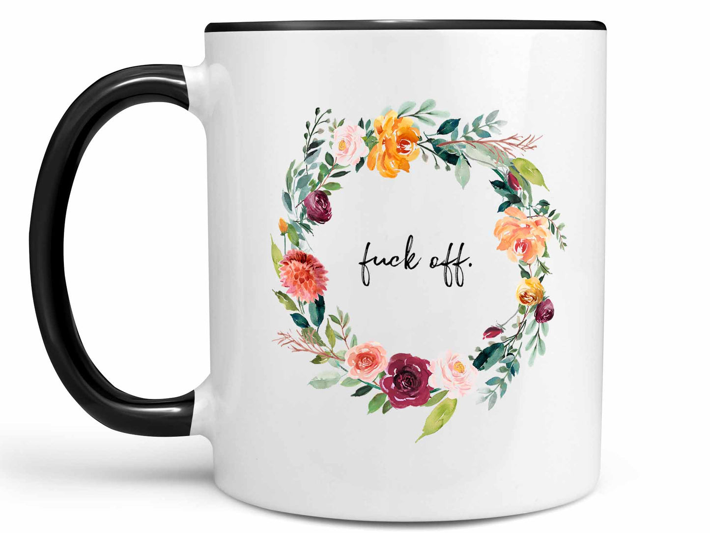 Fuck Off Flowers Coffee Mug
