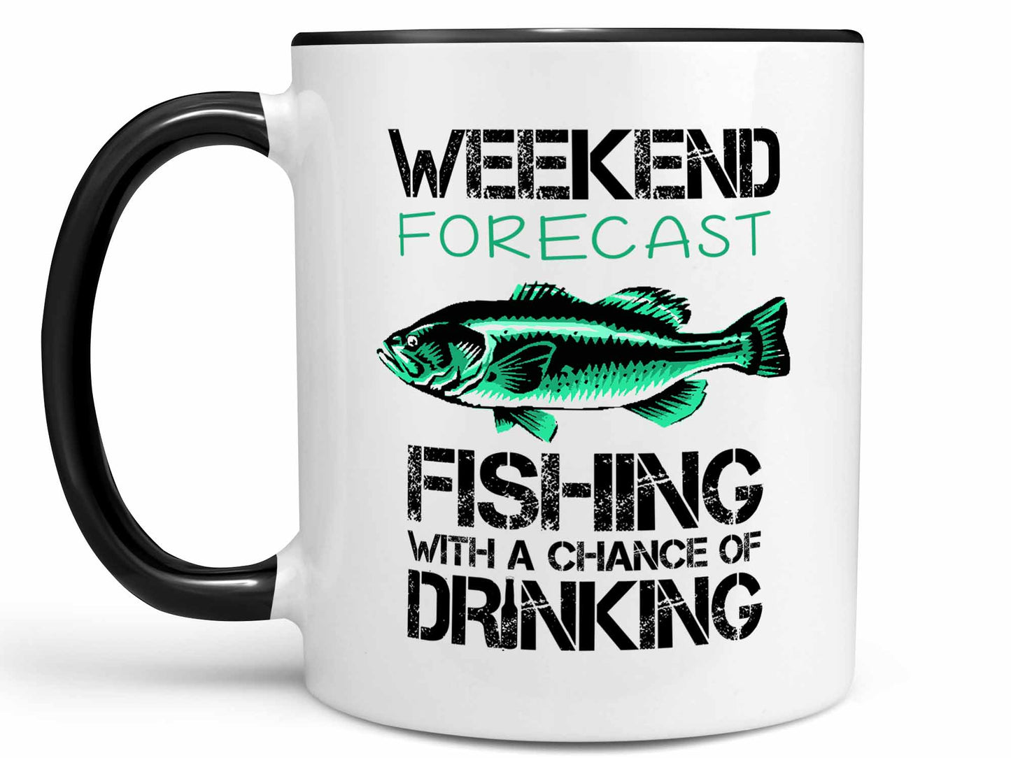 Weekend Forecast Fishing Coffee Mug