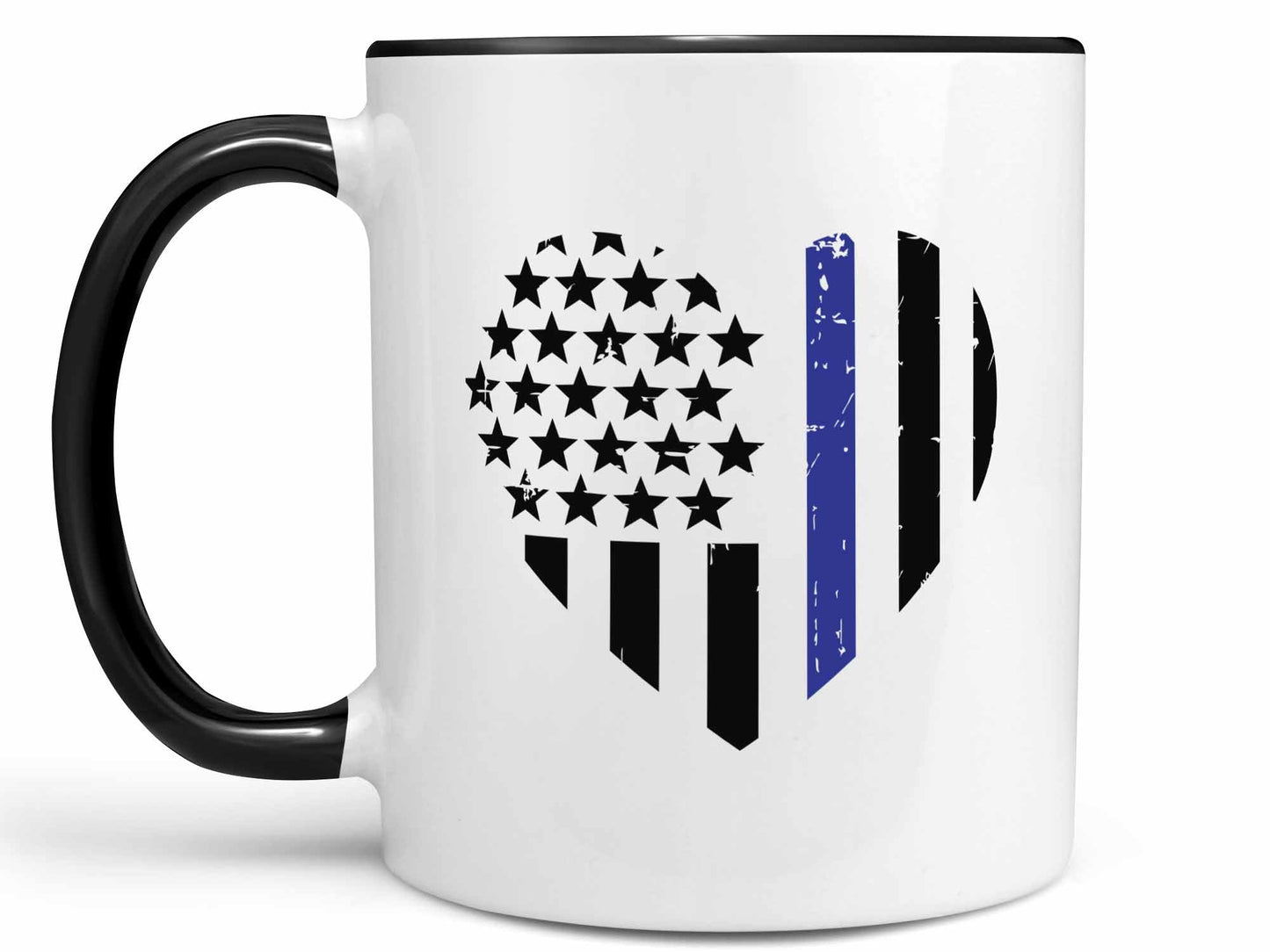 Police Heart Coffee Mug