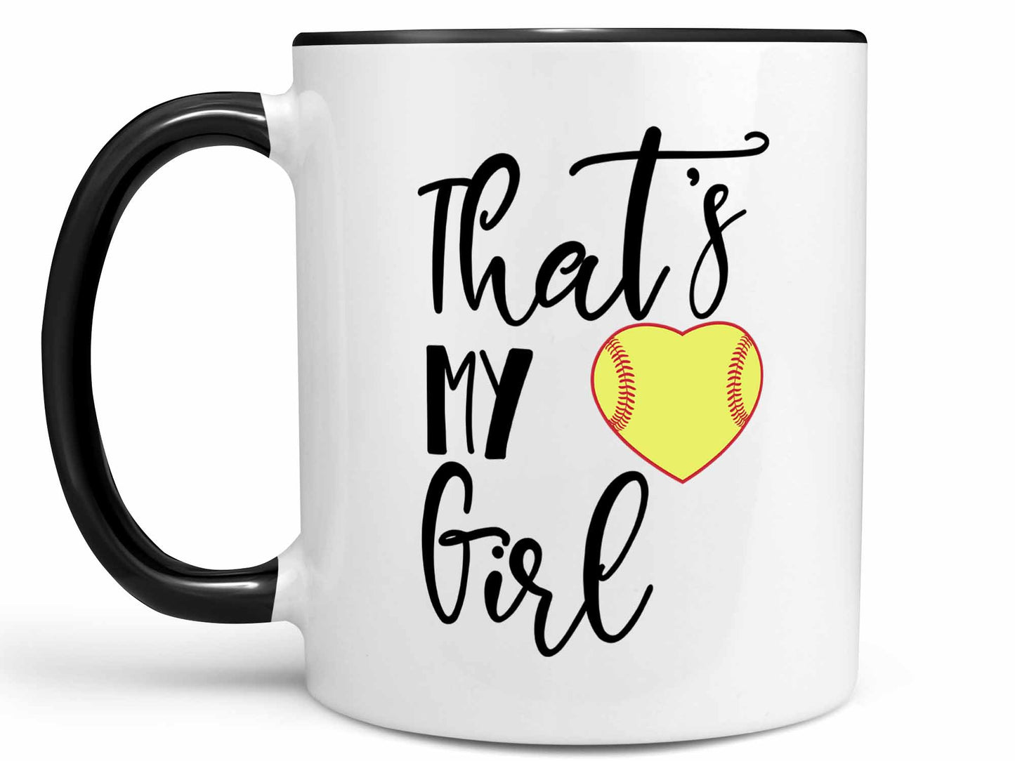 That's My Girl Softball Coffee Mug