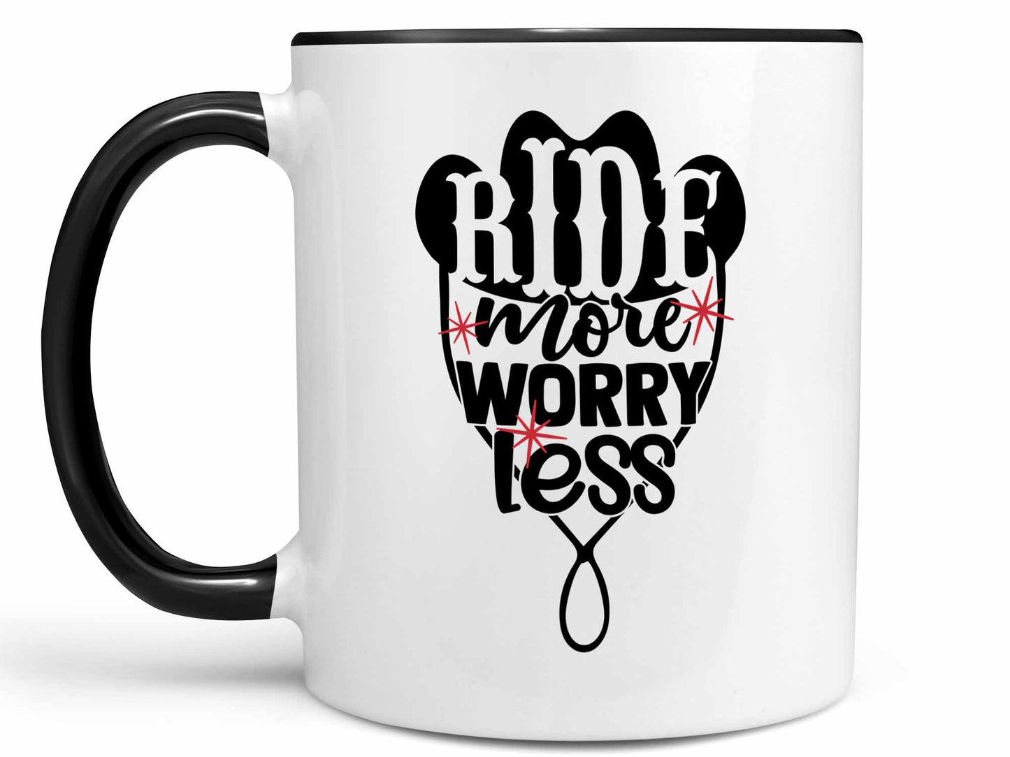 Ride More Worry Less Coffee Mug