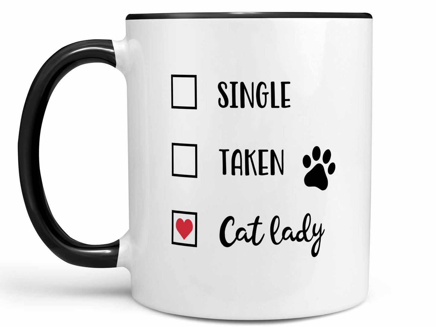 Single Taken Cat Lady Coffee Mug