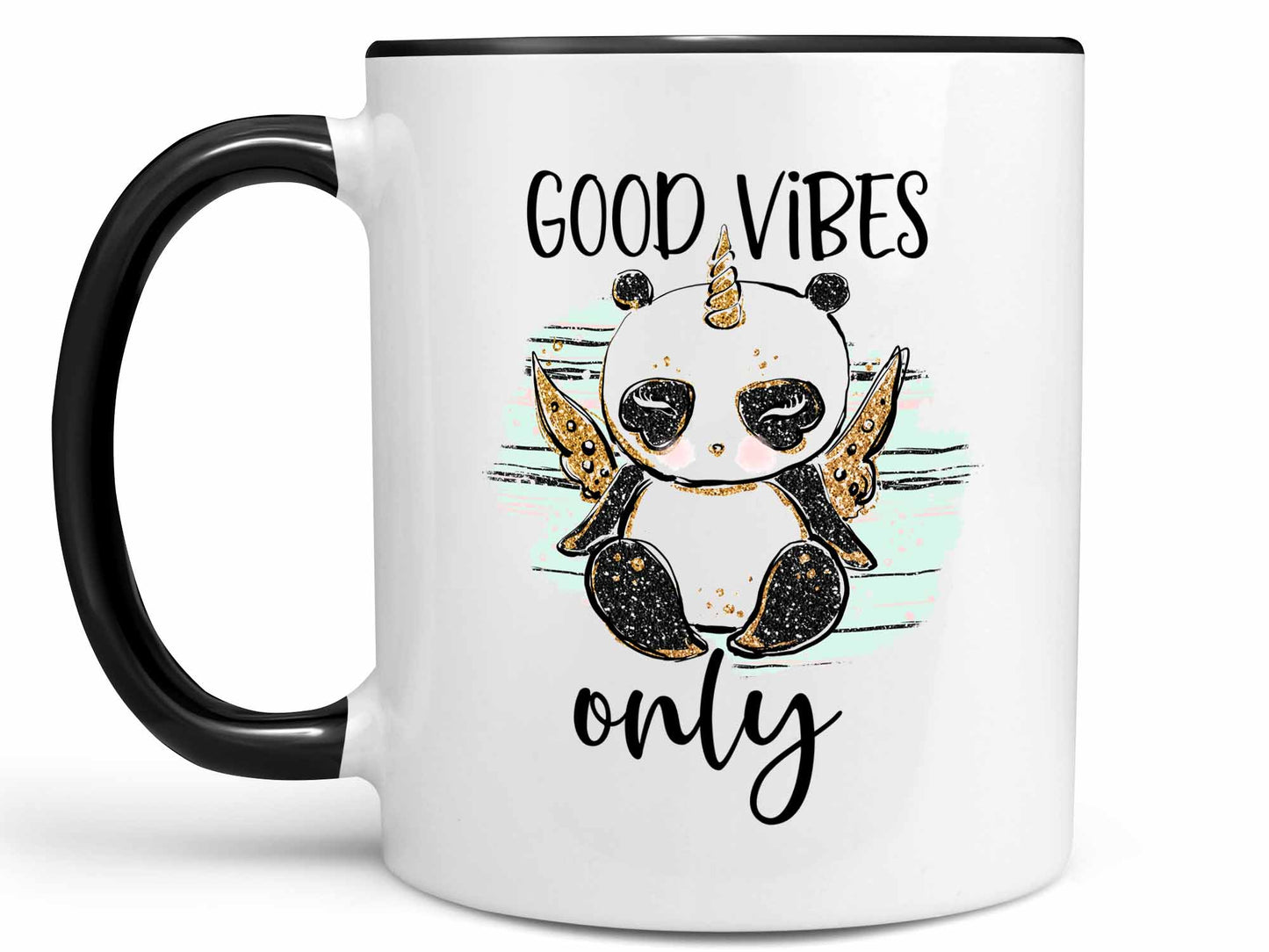 Good Vibes Only Bear Coffee Mug