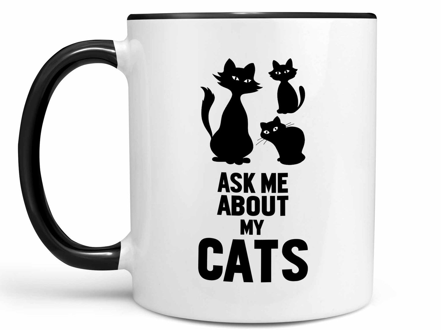 Ask About My Cats Coffee Mug