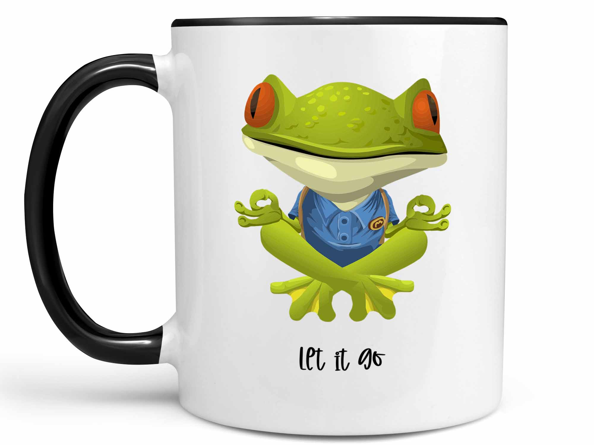 Let it Go Frog Coffee Mug