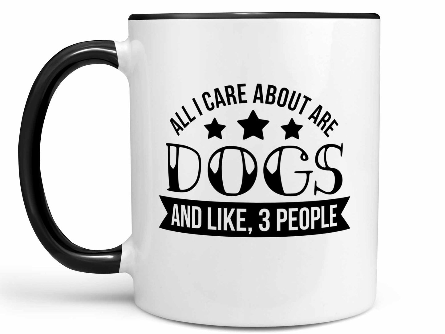 Dogs and Three People Coffee Mug