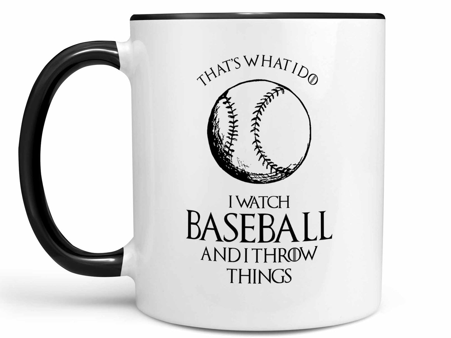 Baseball and Throw Things Coffee Mug