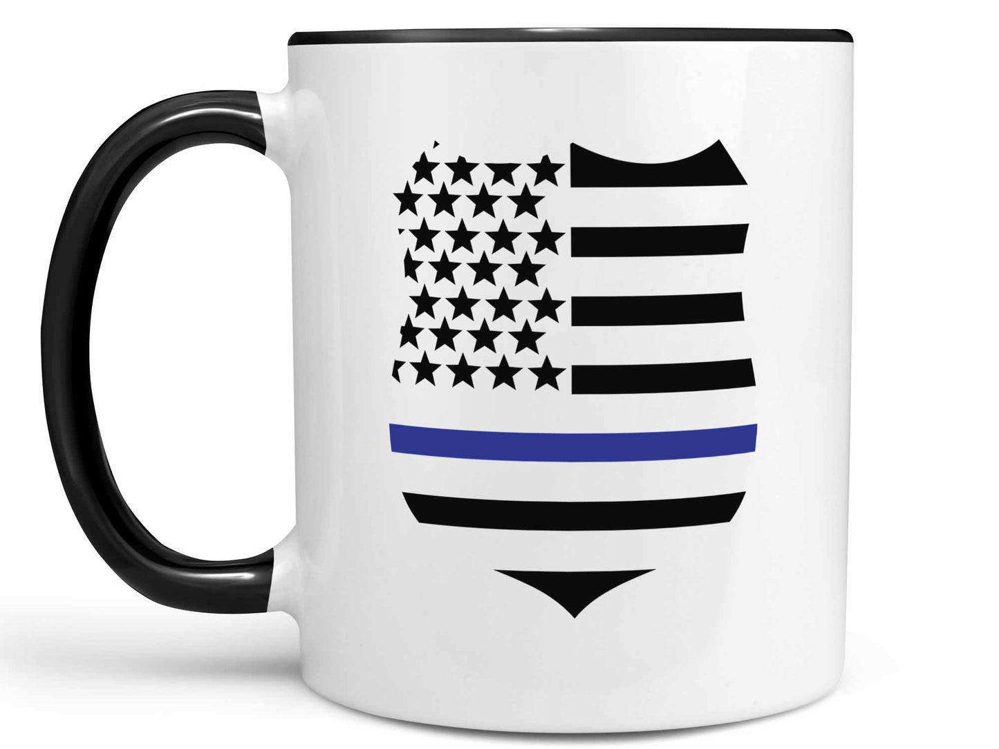 Blue Thin Line Coffee Mug