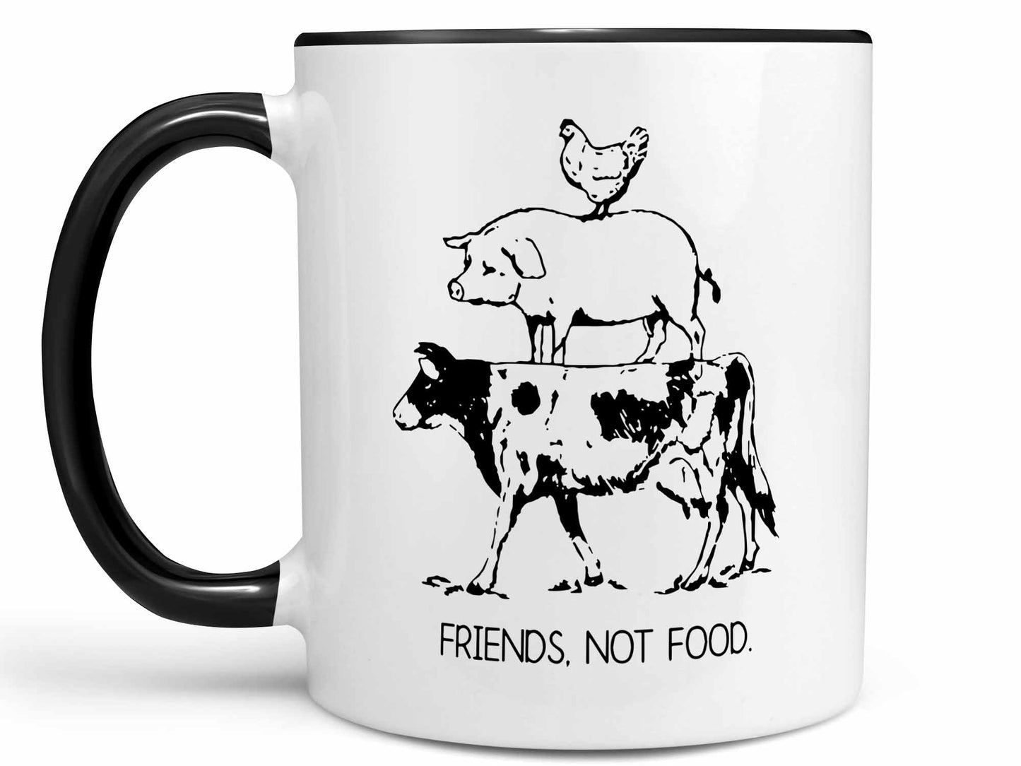 Friends Not Food Coffee Mug