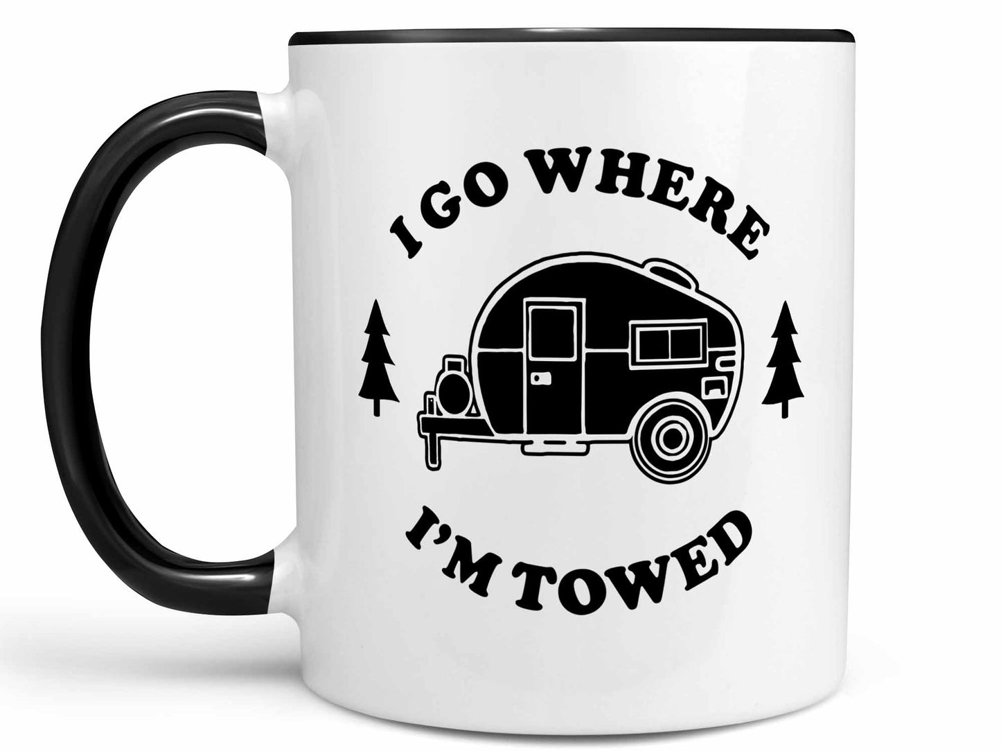 I Go Where I'm Towed Coffee Mug