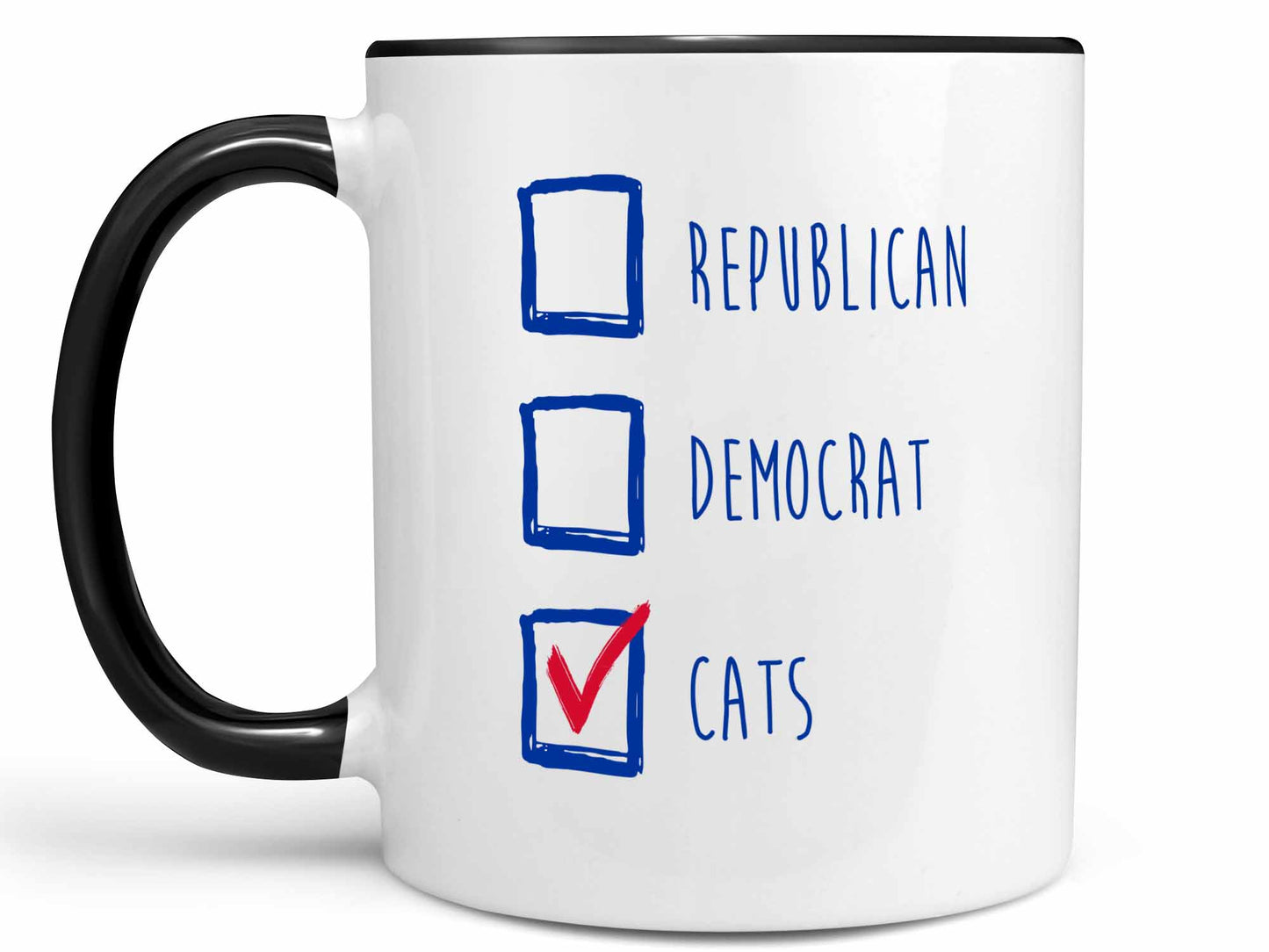 Republican Democrat Cats Coffee Mug