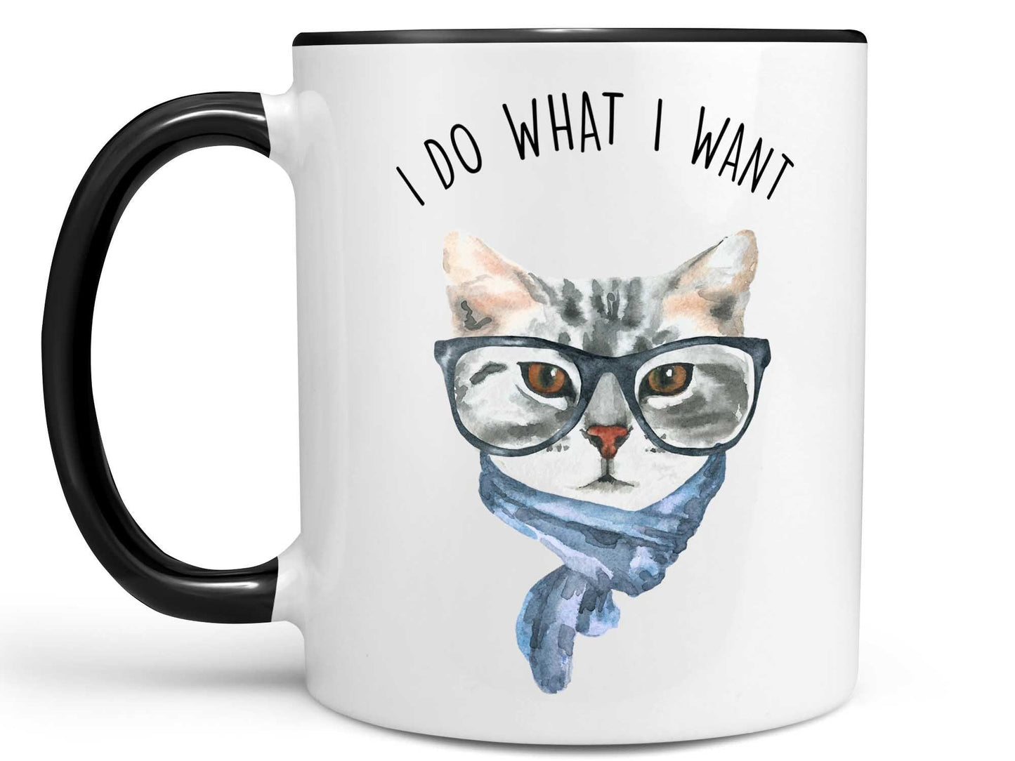 I Do What I Want Cat Coffee Mug