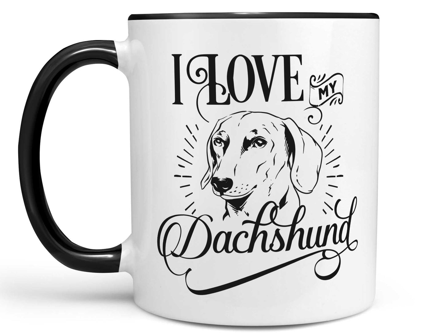 I Love My Dachsund Coffee Mug