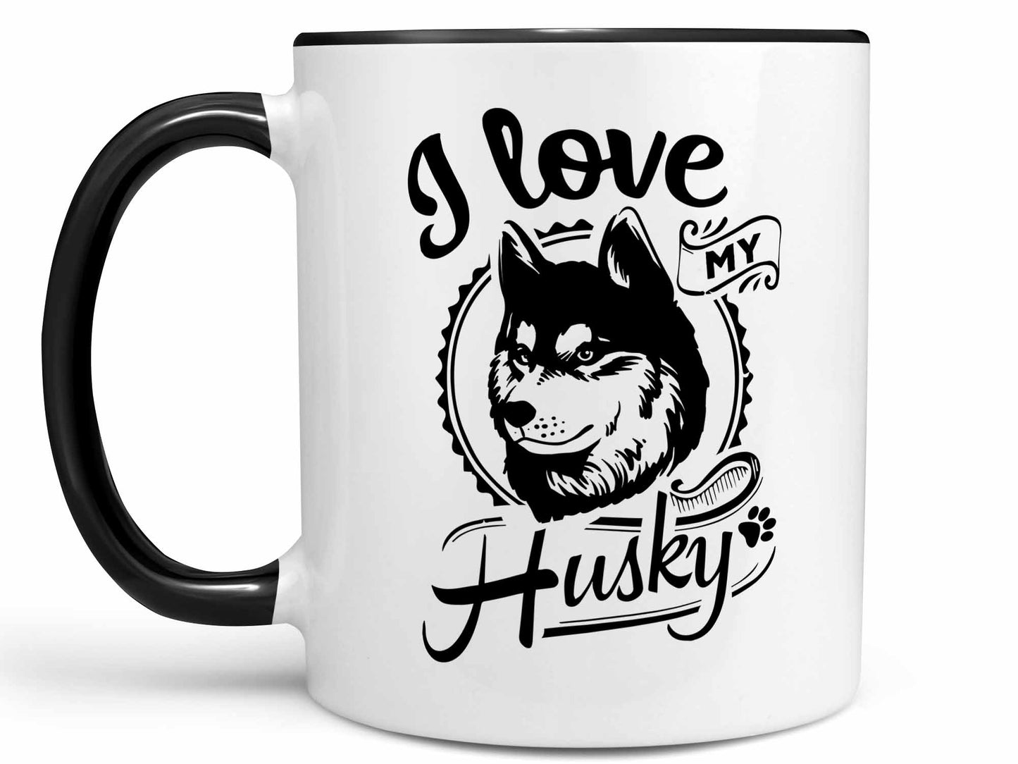 I Love My Husky Coffee Mug