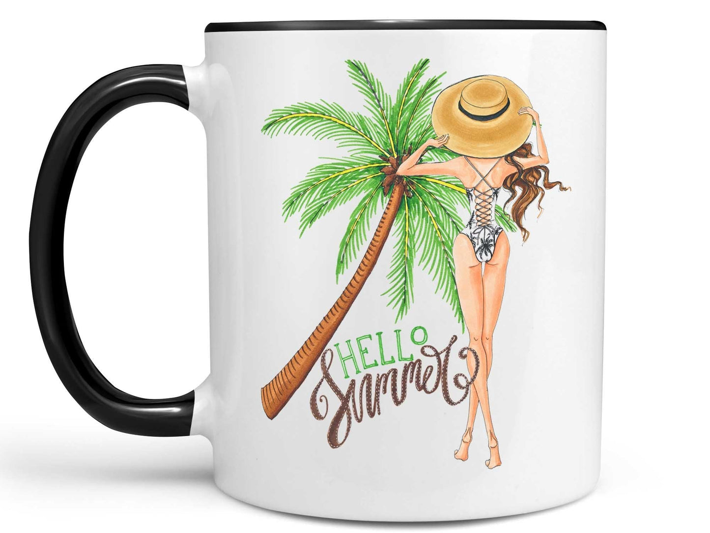 Hello Summer Girl Coffee Mug