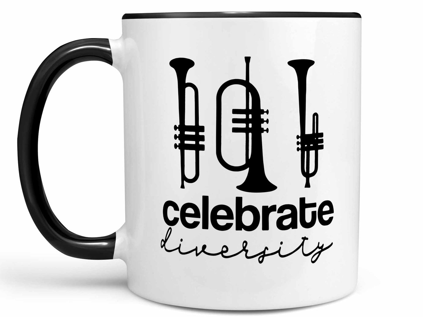 Celebrate Diversity Trumpet Coffee Mug