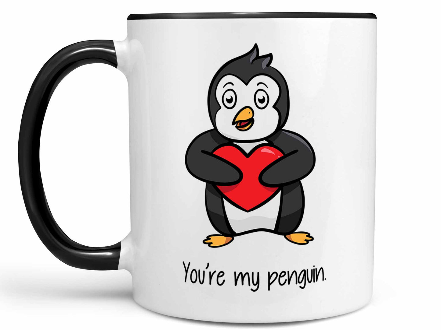 Penguin Heart Coffee Mug