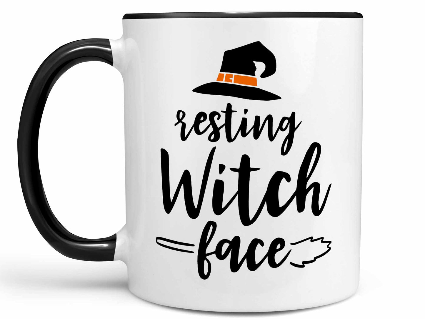 Resting Witch Face Halloween Coffee Mug