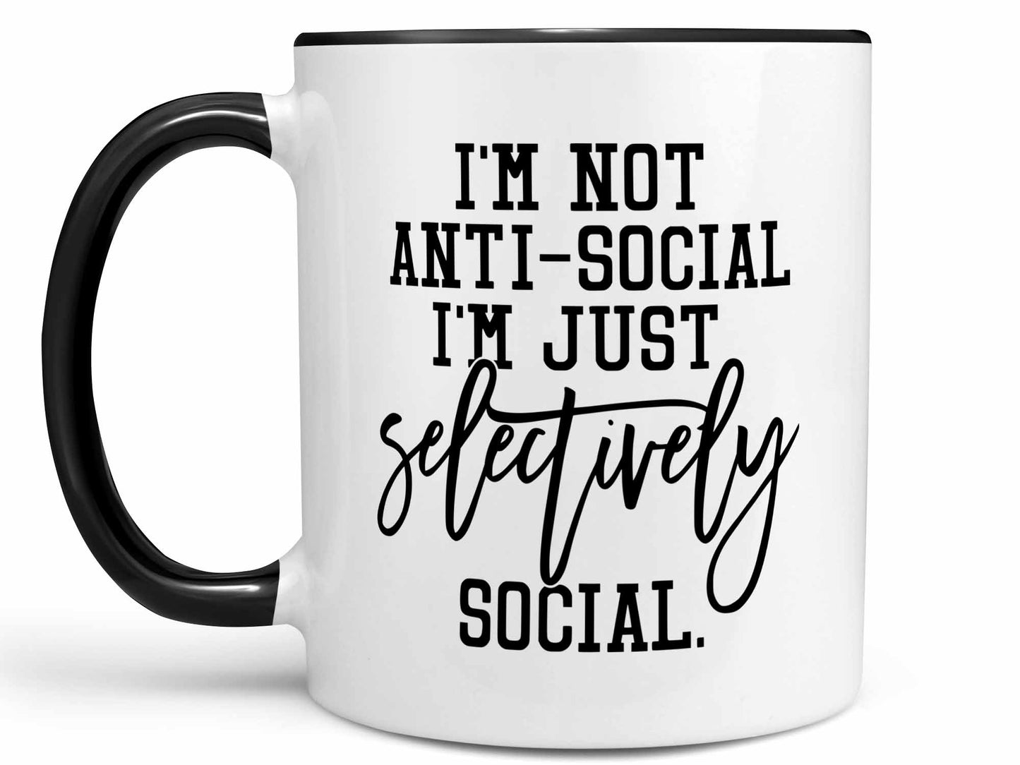 Selectively Social Coffee Mug