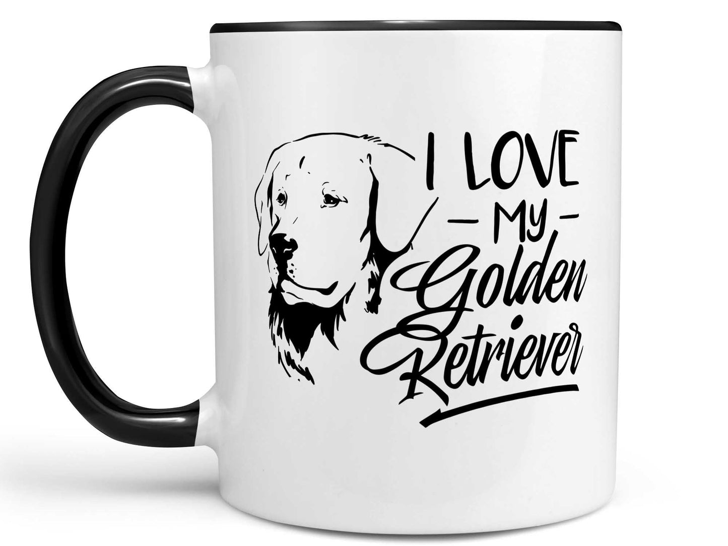 I Love My Golden Retriever Coffee Mug