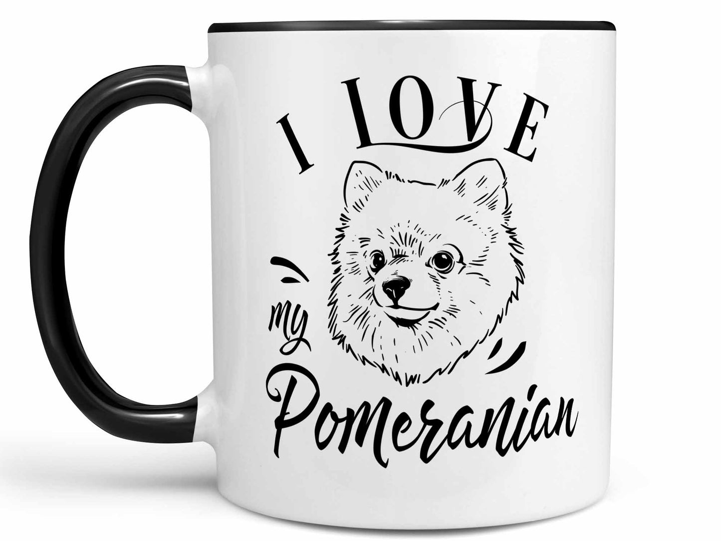 I Love My Pomeranian Coffee Mug