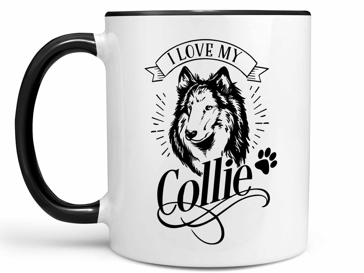 I Love My Collie Coffee Mug