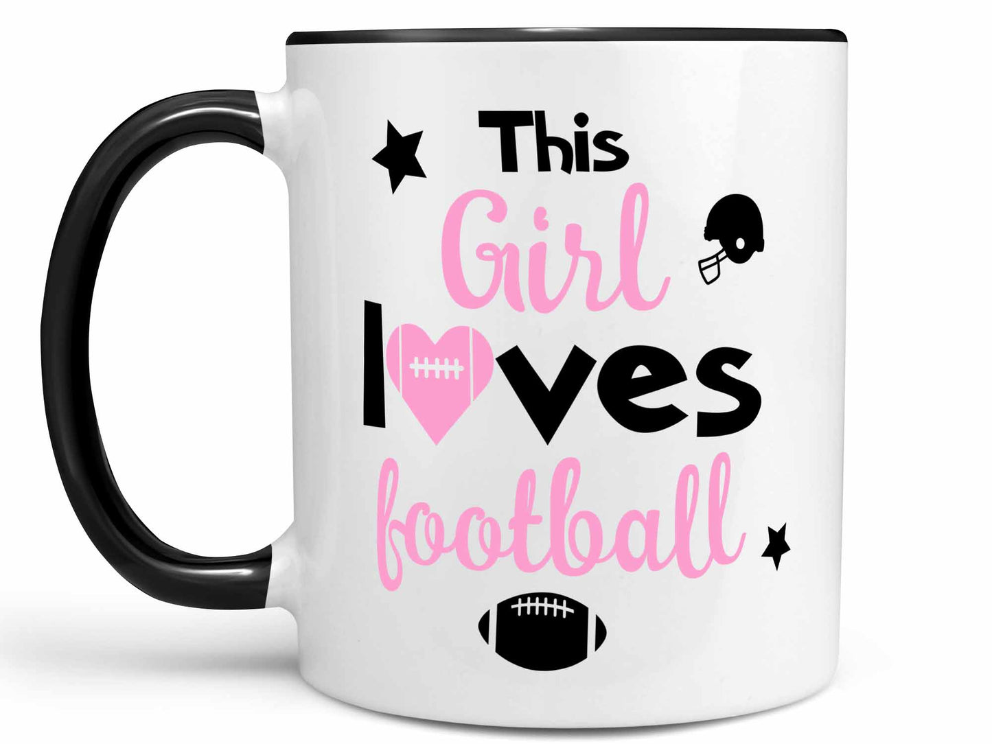 This Girl Loves Football Coffee Mug