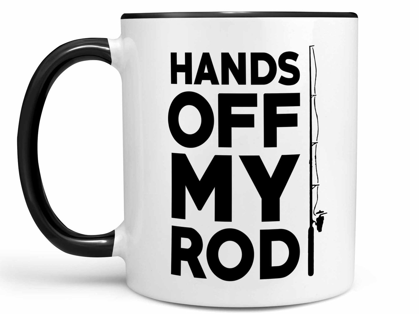 Hands Off My Rod Fishing Coffee Mug