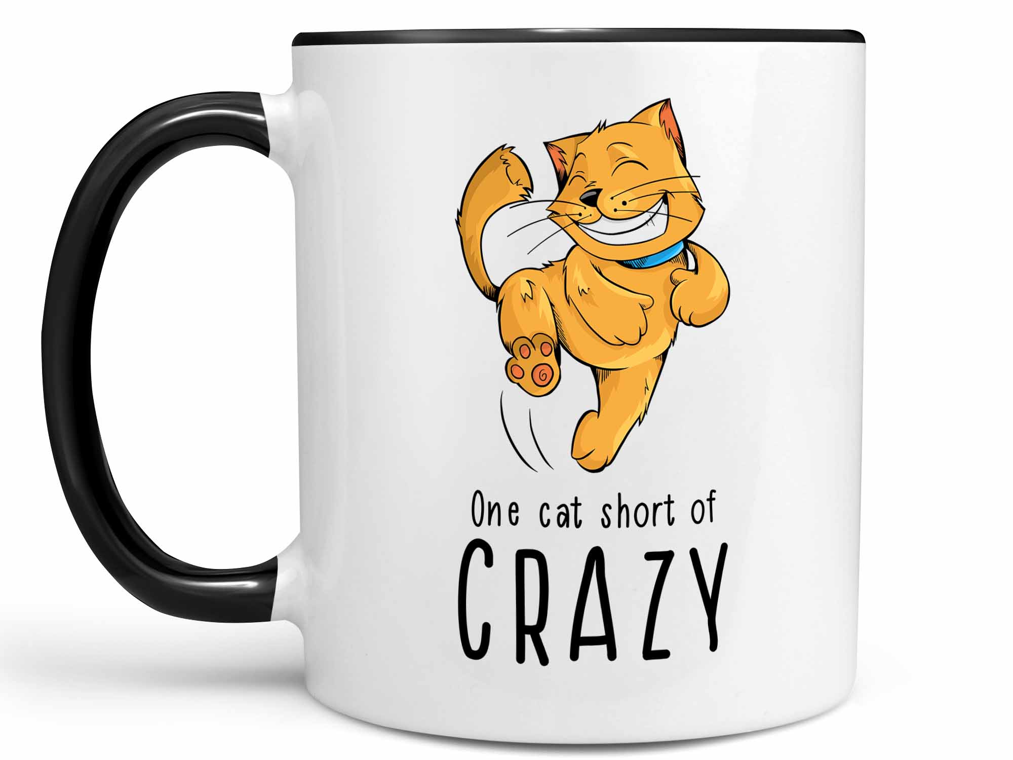 One Cat Short of Crazy Coffee Mug