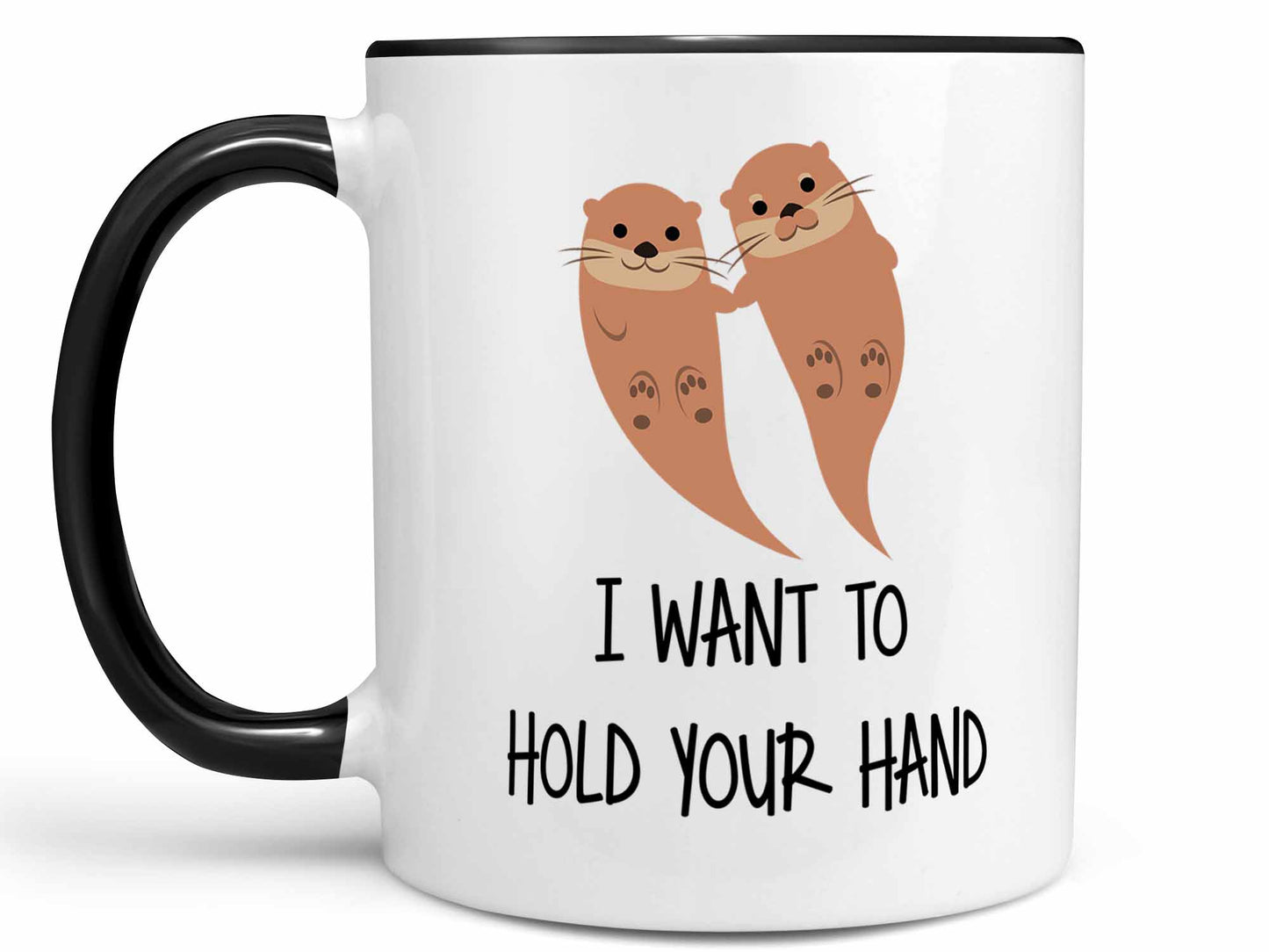 Hold Your Hand Otter Coffee Mug