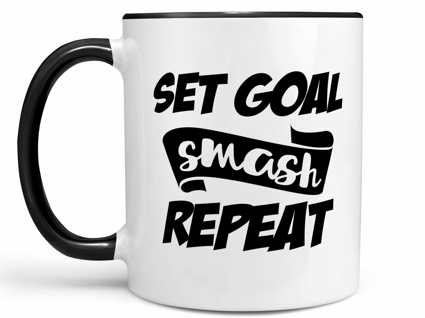 Set Goal Smash Repeat Coffee Mug