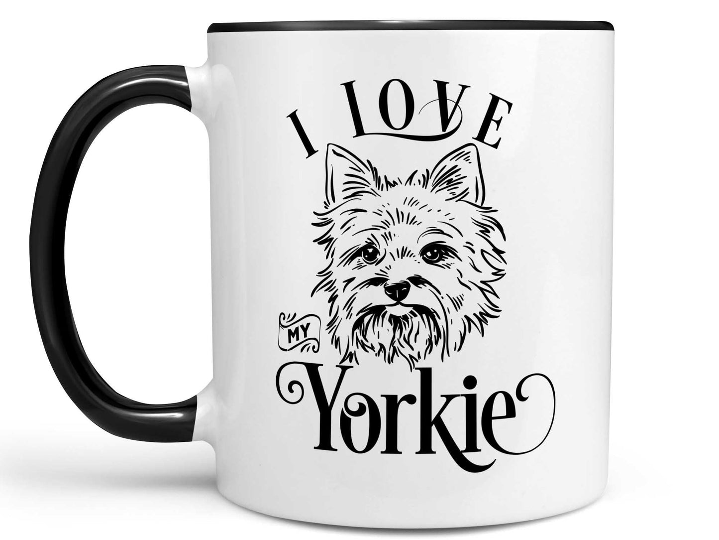 I Love My Yorkie Coffee Mug