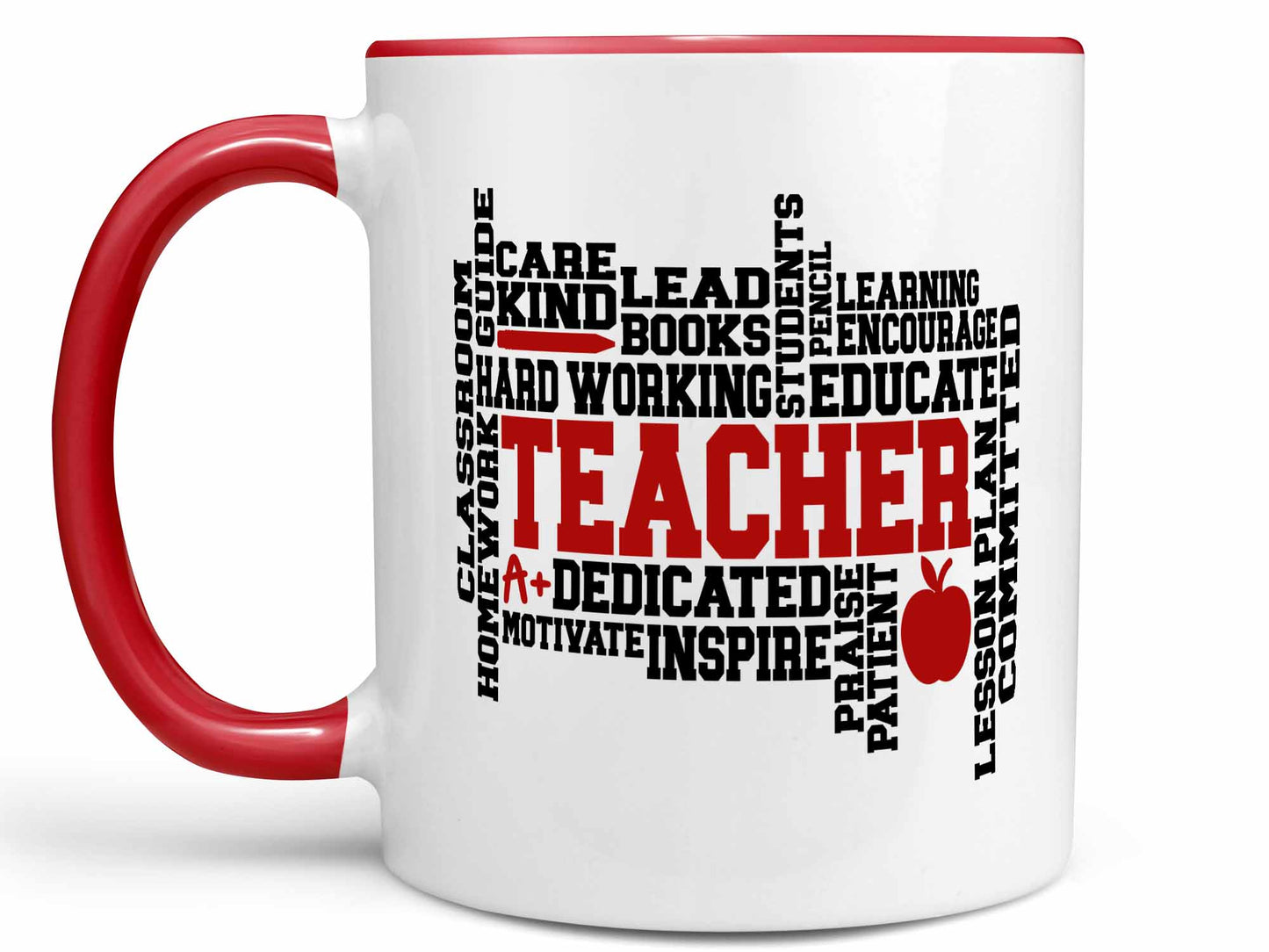 Teacher Word Art Coffee Mug