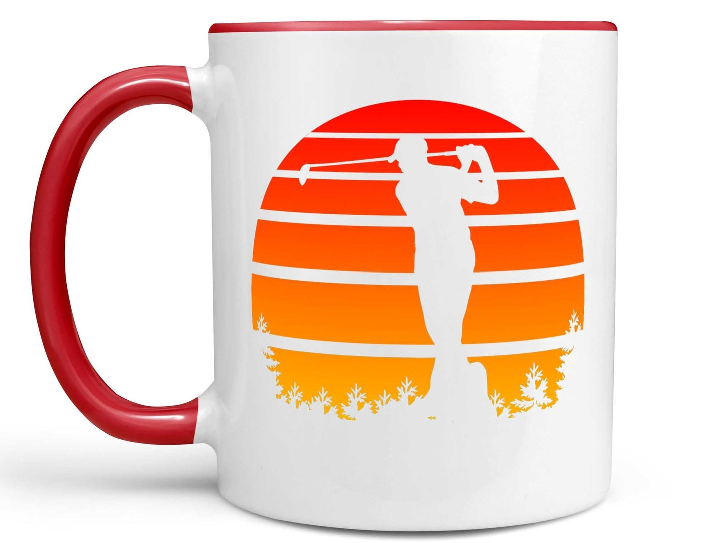 Vintage Sunset Golf Coffee Mug