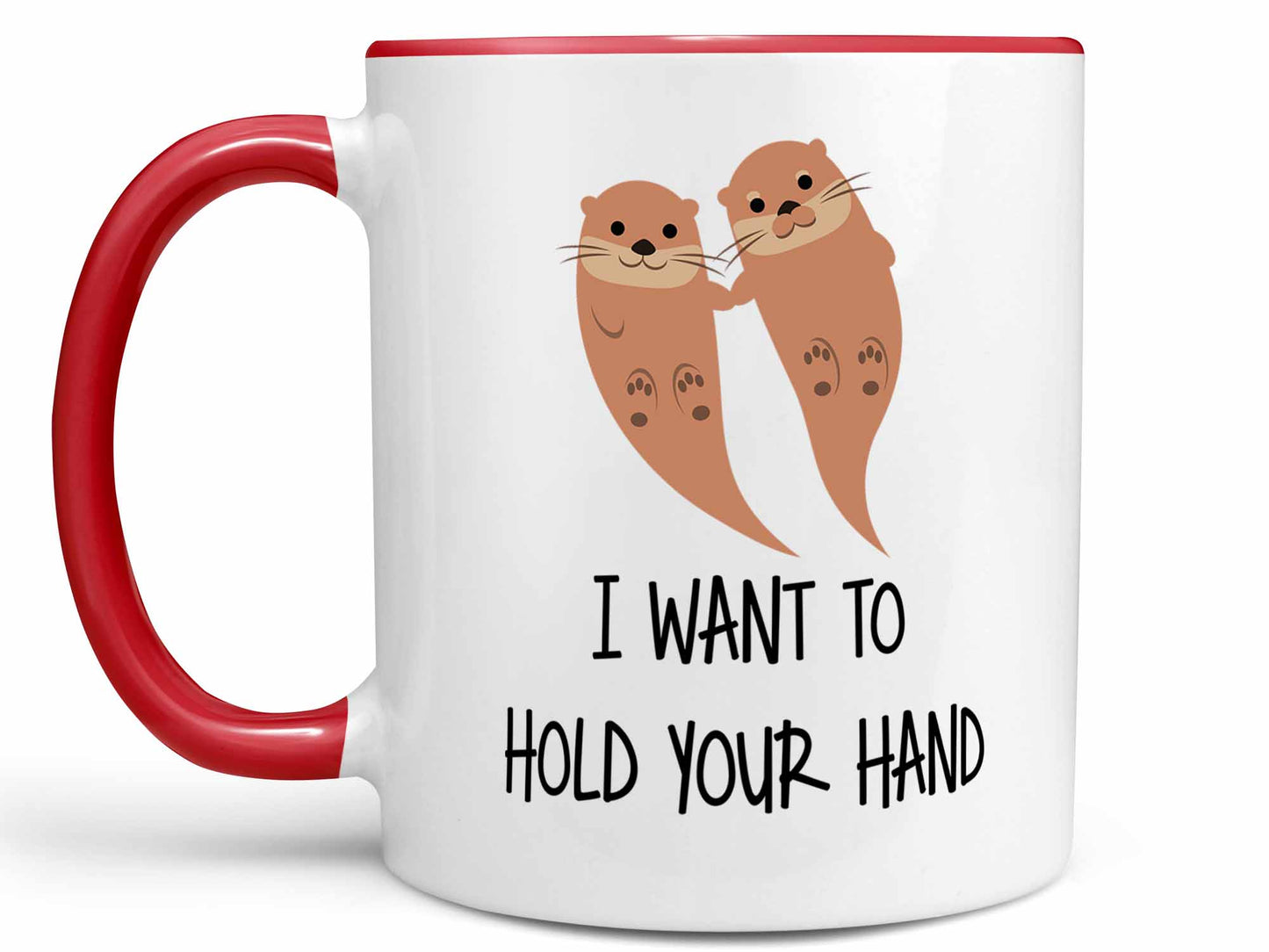Hold Your Hand Otter Coffee Mug