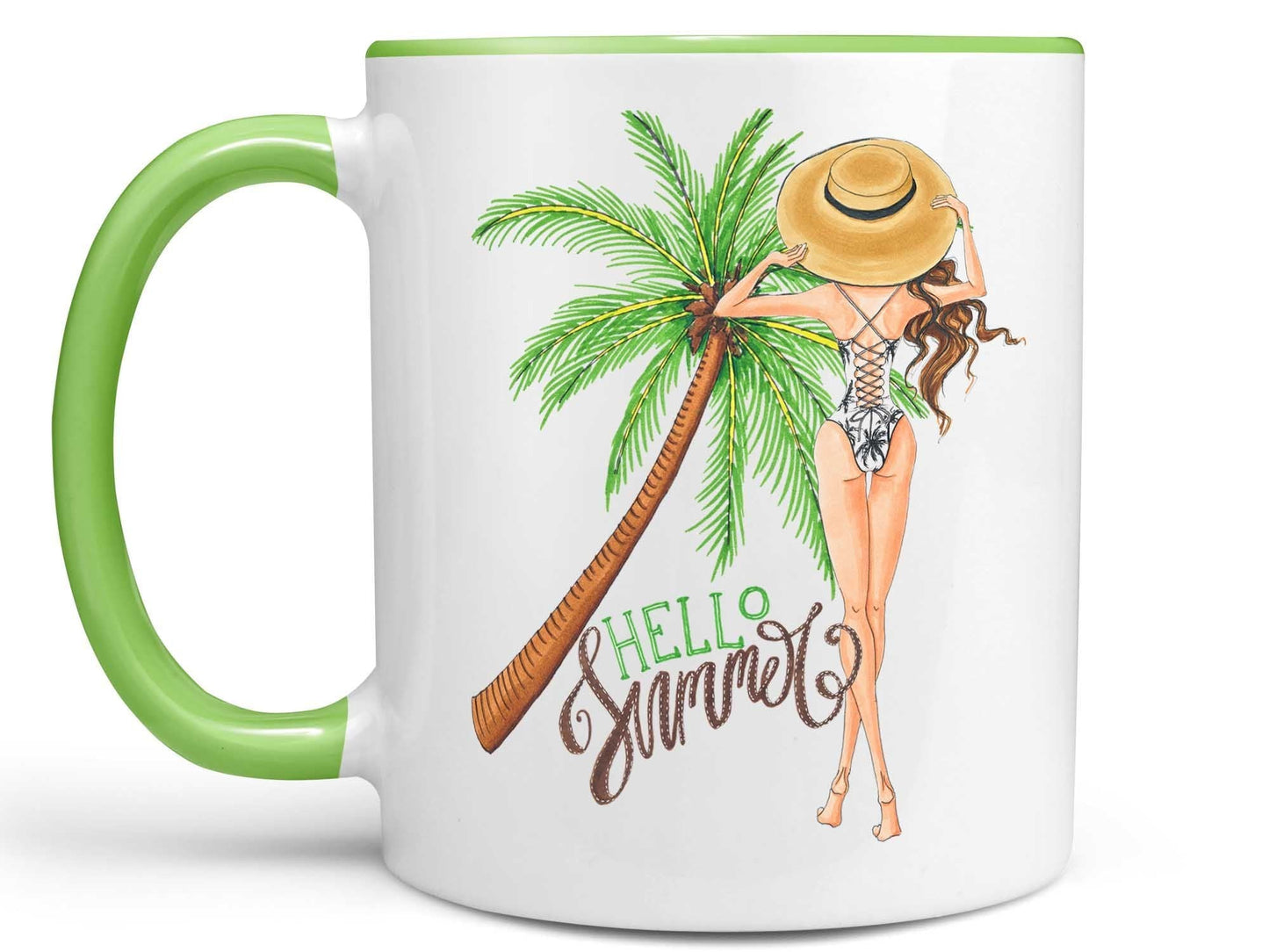 Hello Summer Girl Coffee Mug