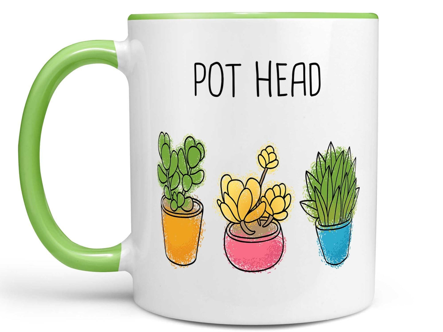 Pot Head Succulents Coffee Mug