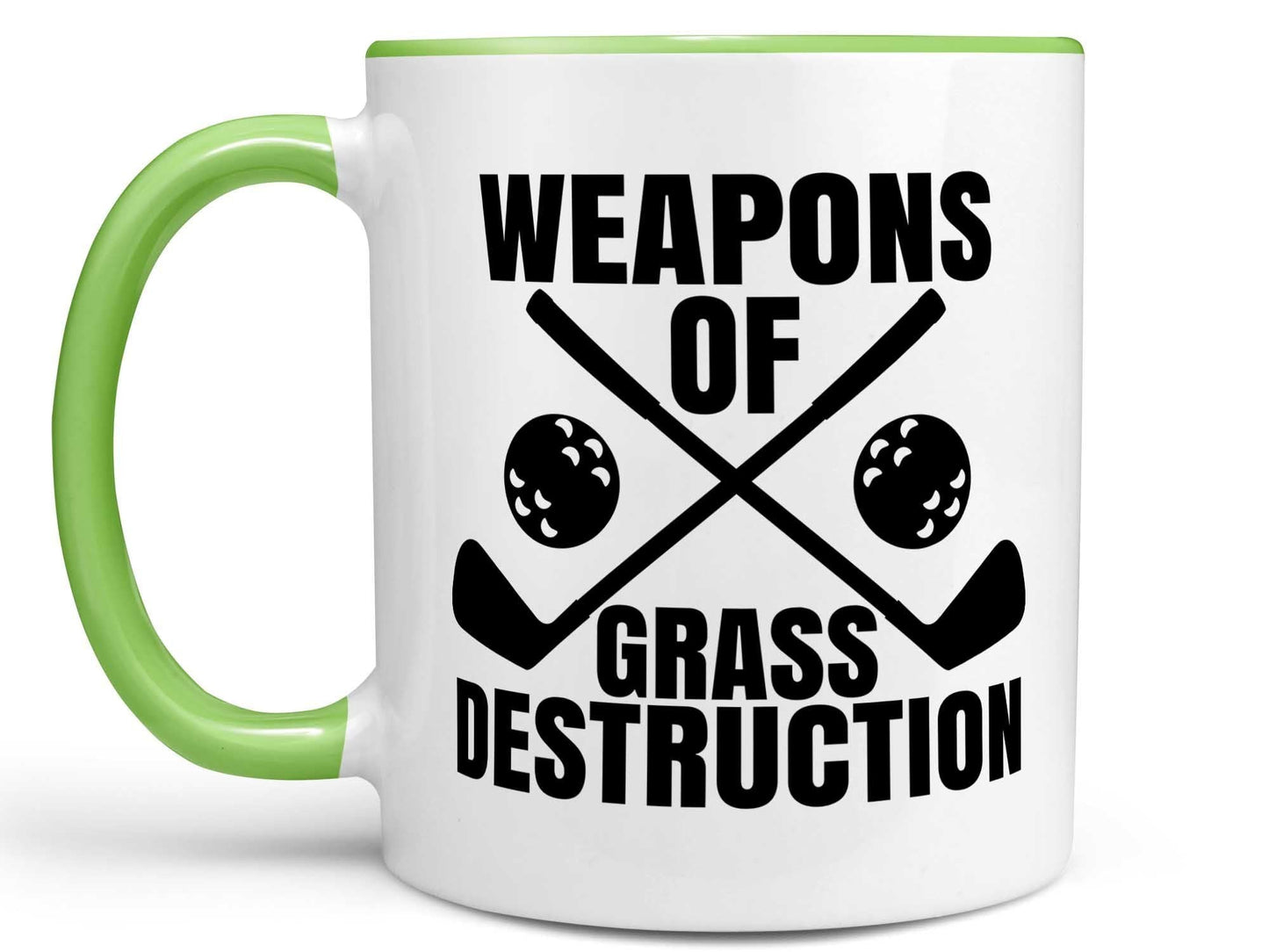 Grass Destruction Golf Coffee Mug