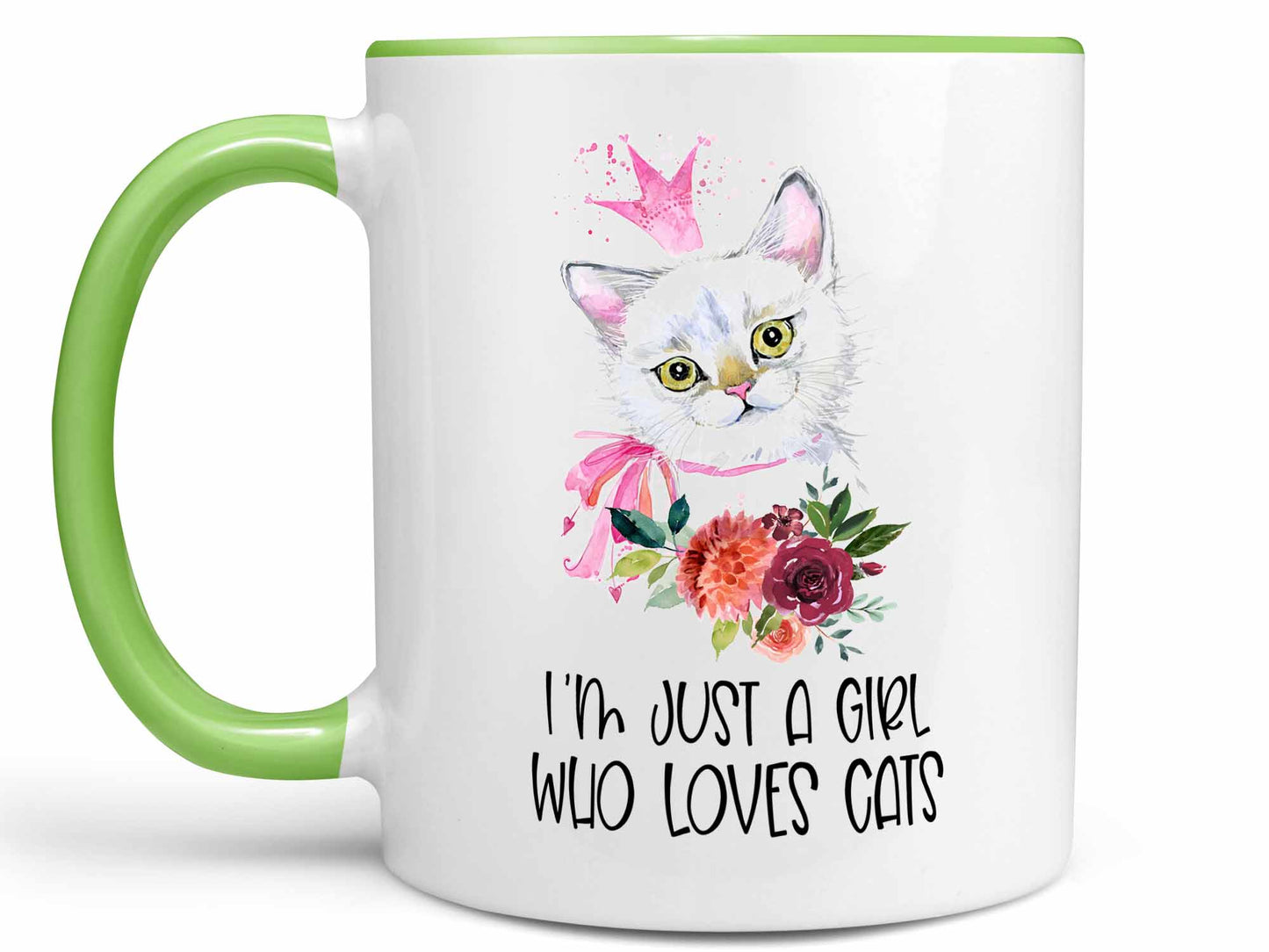Girl Who Loves Cats Coffee Mug