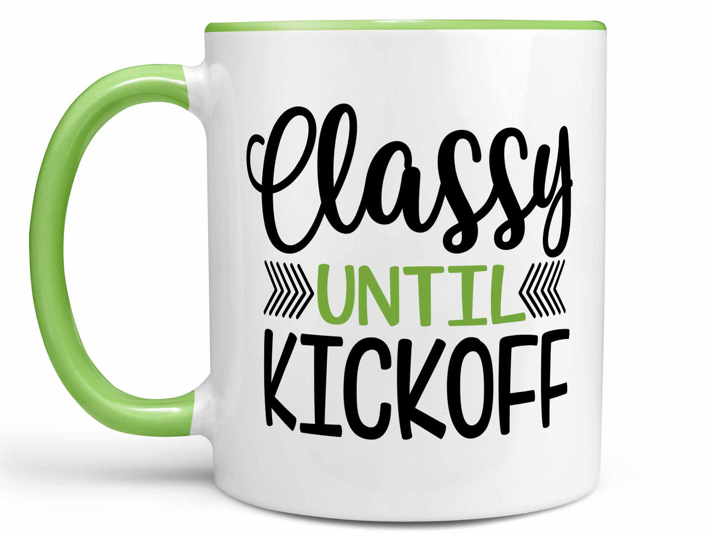 Classy Until Kickoff Coffee Mug