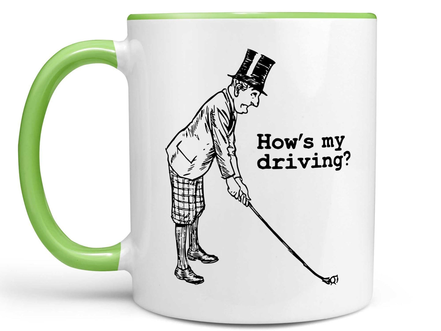 How's My Driving Golf Coffee Mug