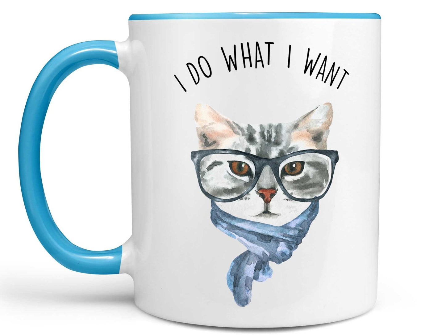 I Do What I Want Cat Coffee Mug