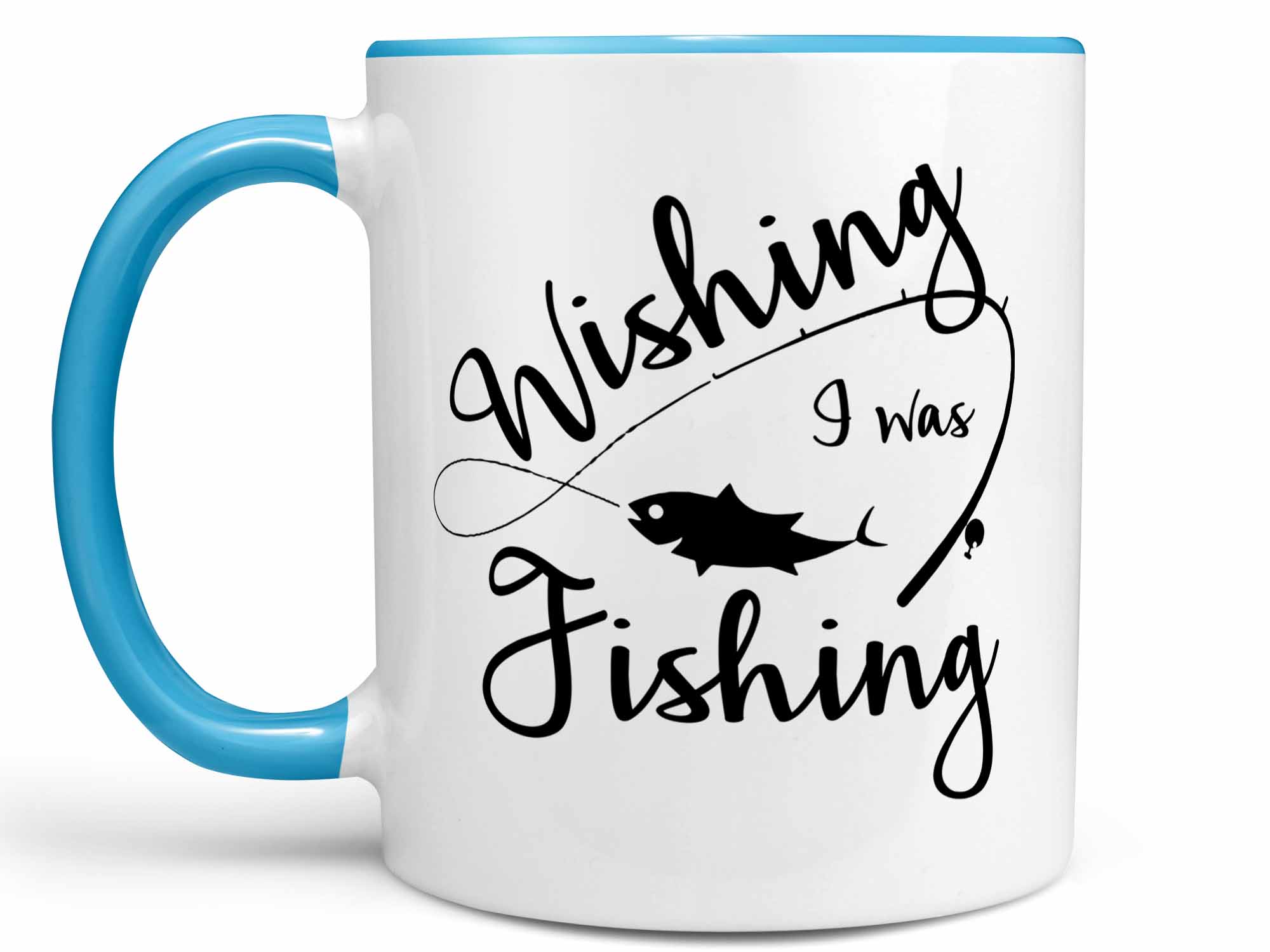 Wishing I Was Fishing Coffee Mug