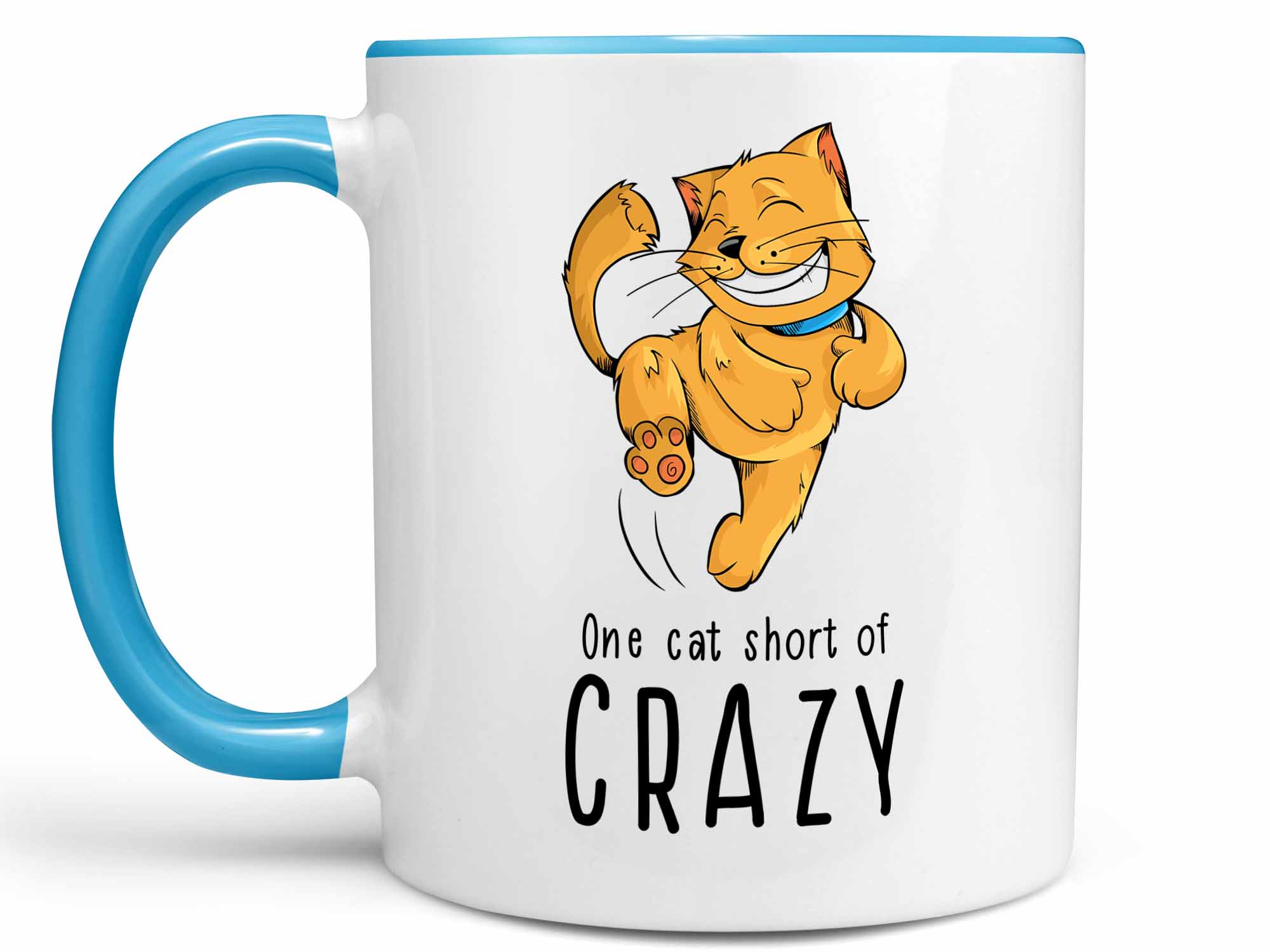 One Cat Short of Crazy Coffee Mug
