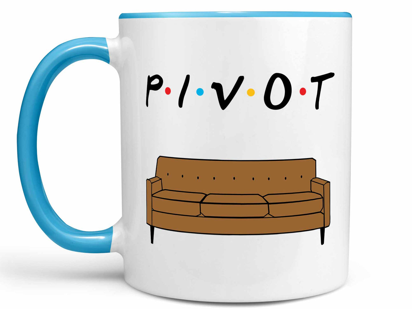 Pivot Couch Friends Coffee Mug