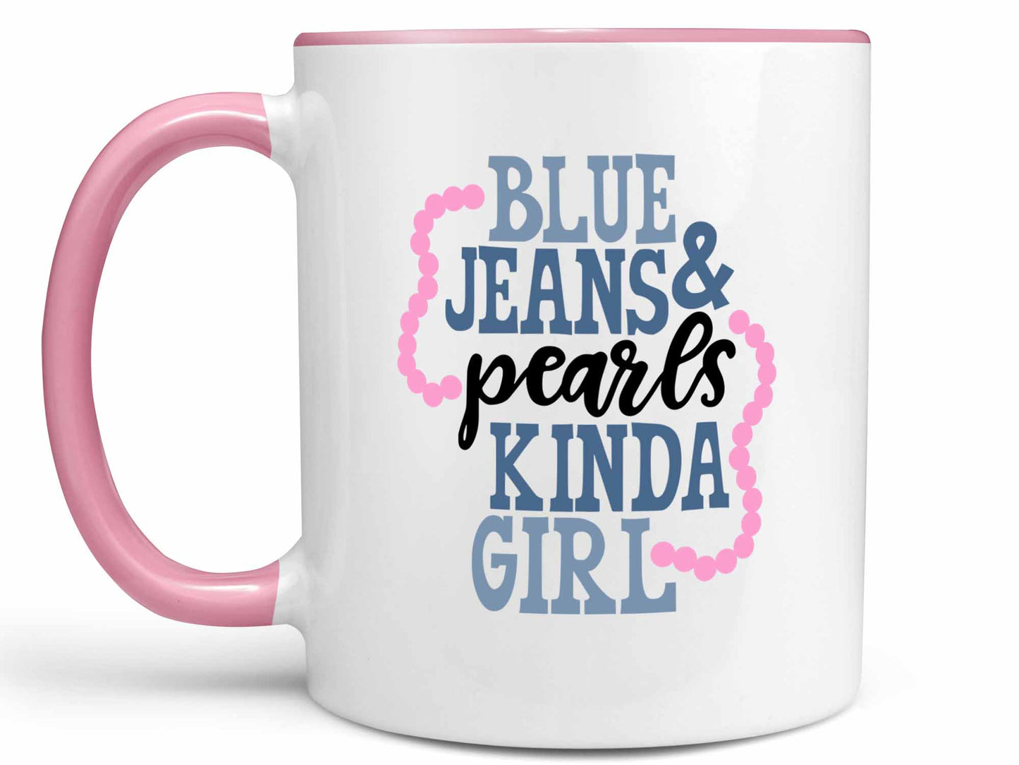 Blue Jeans and Pearls Coffee Mug