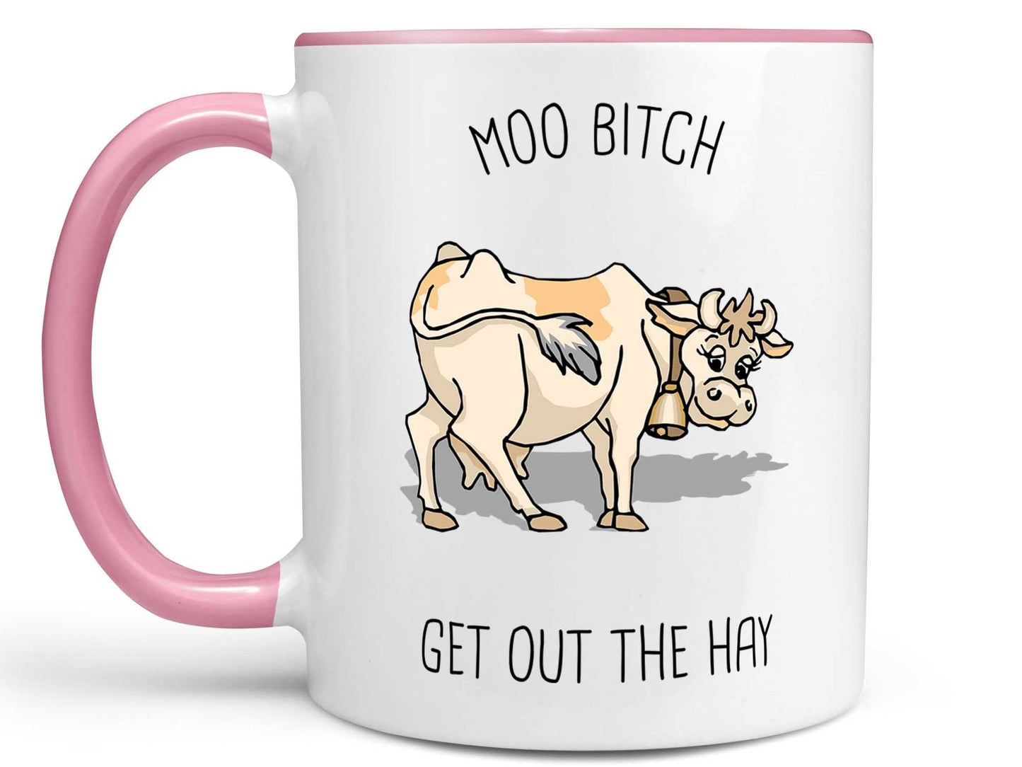 Get Out the Hay Cow Coffee Mug