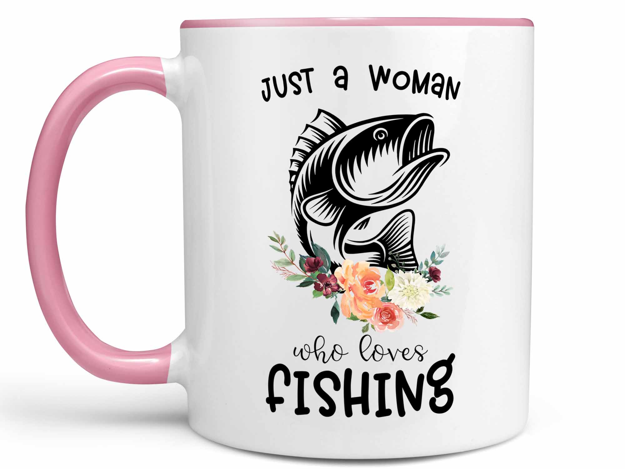 Woman Who Loves Fishing Coffee Mug