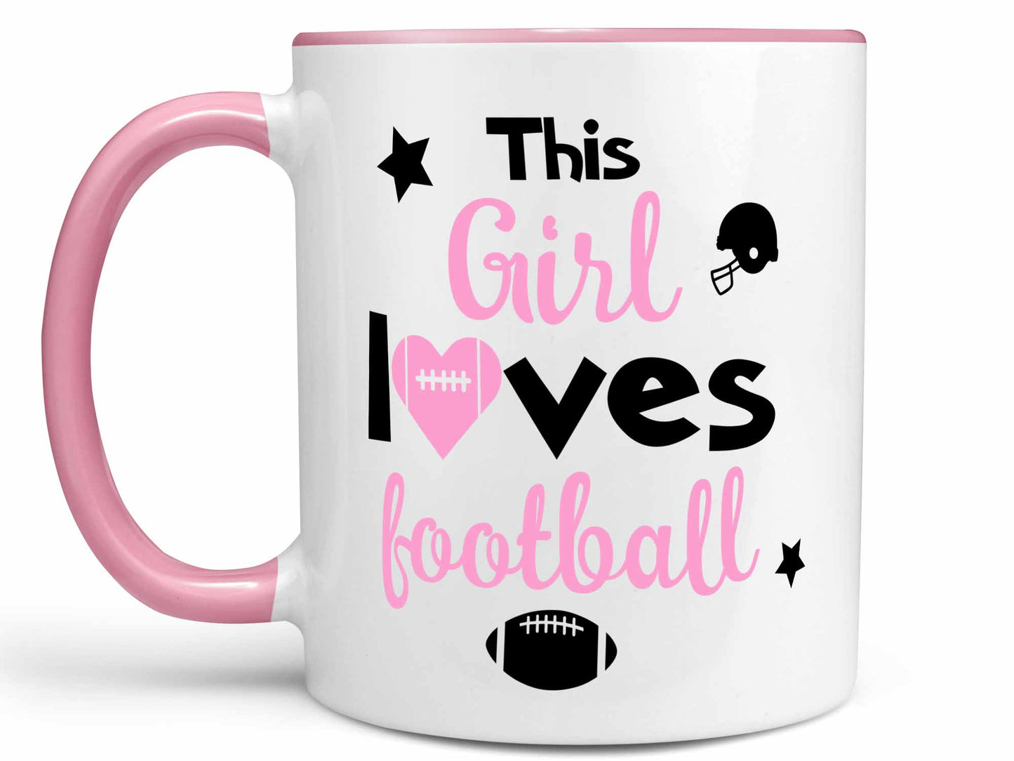 This Girl Loves Football Coffee Mug