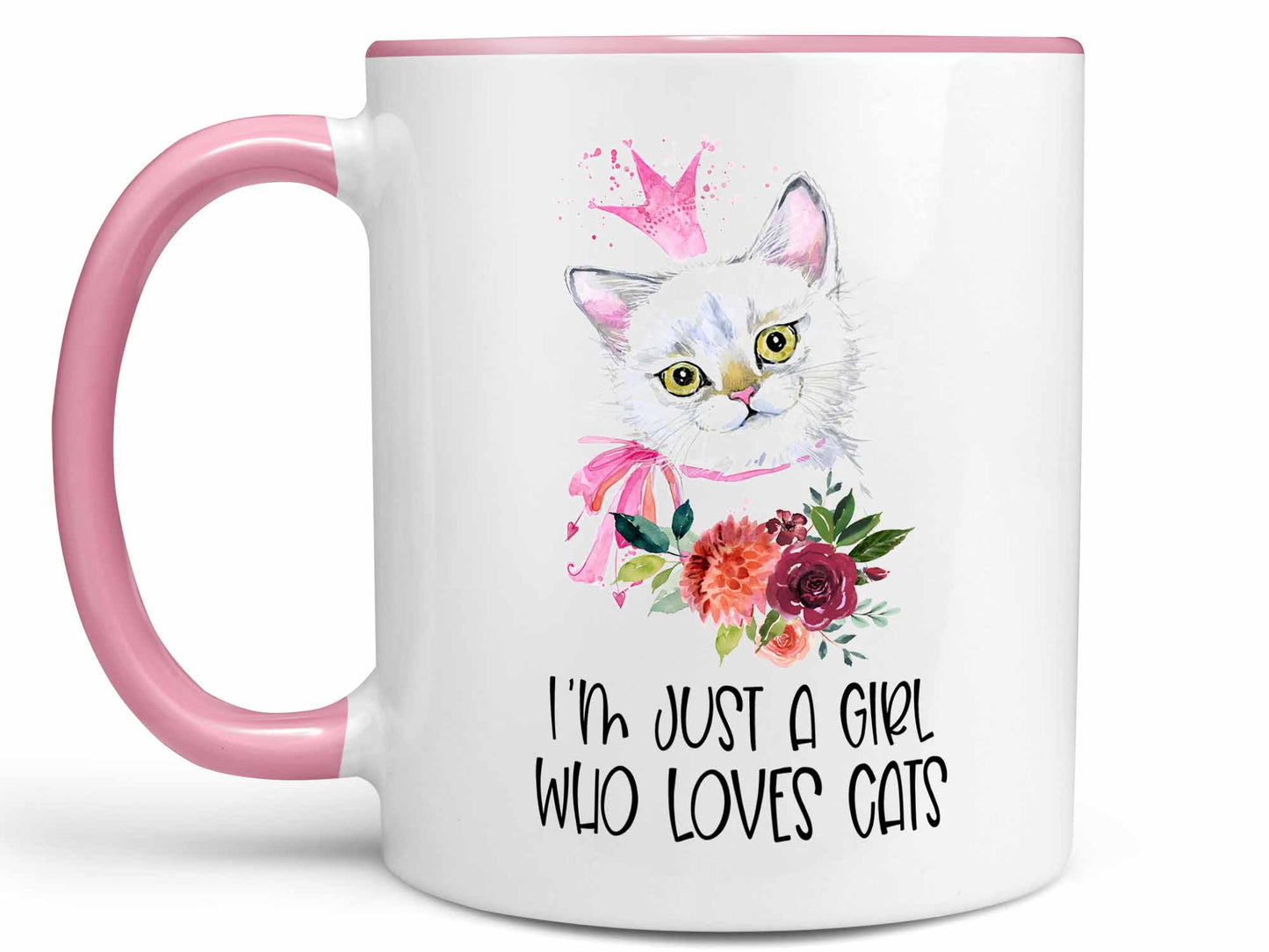 Girl Who Loves Cats Coffee Mug